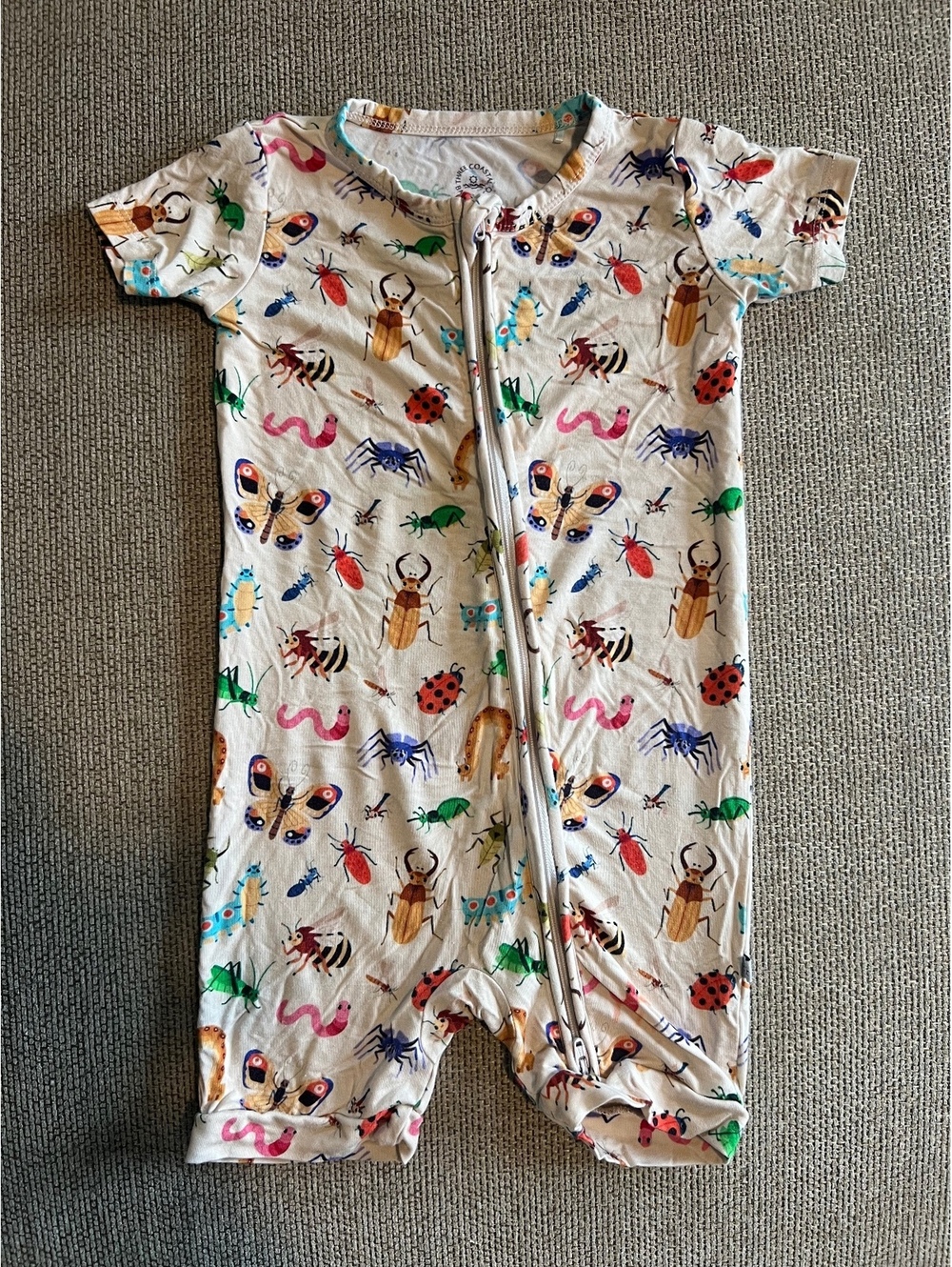 Three Coastal Babies & Co Bug Shorty Pjs